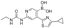 4-(4-cyclopropylthiazol-2-yl)-6-(3-ethylureido)pyridin-3-ylboronic acid CAS#: 1258213-50-1