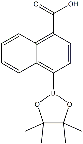 4-(4,4,5,5-Tetramethyl-1,3,2-dioxaborolan-2-yl)-1-naphthoic acid CAS#: 1073353-77-1