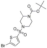 4-(5-Bromo-thiophene-2-sulfonyl)-2-methyl-piperazine-1-carboxylic acid tert-butyl ester CAS#: 1261234-91-6