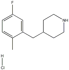 4-(5-Fluoro-2-methyl-benzyl)-piperidine hydrochloride CAS#: 1172405-87-6