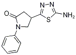 4-(5-amino-1,3,4-thiadiazol-2-yl)-1-phenylpyrrolidin-2-one(SALTDATA: FREE) CAS#: 1142202-31-0