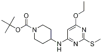 4-(6-Ethoxy-2-Methylsulfanyl-pyriMidin-4-ylaMino)-piperidine-1-carboxylic acid tert-butyl ester CAS#: 1353966-83-2