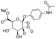 4-ACETAMIDOPHENYL B-D-GLUCURONIDE-D3, SODIUM SALT CAS#: 1260619-61-1