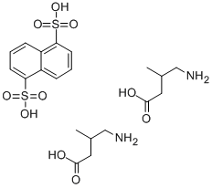 (+/-)-4-AMINO-3-METHYLBUTANOIC ACID HEMI NAPHTHALENE-1,5-DISULFONIC ACID CAS#: 71424-95-8