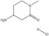 4-AMino-1-Methylpiperidin-2-one hydrochloride CAS#: 1373223-45-0