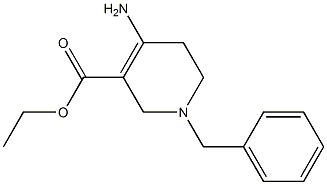 4-AMino-1-benzyl-1,2,5,6-tetrahydro-pyridine-3-carboxylic acid ethyl ester CAS#: 70336-83-3