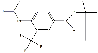 4-Acetamido-3-(trifluoromethy)phenylboronic acid, CAS#: 1150271-66-1