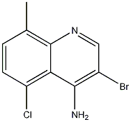 4-Amino-3-bromo-5-chloro-8-methylquinoline CAS#: 1211156-08-9