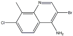 4-Amino-3-bromo-7-chloro-8-methylquinoline CAS#: 1209929-39-4
