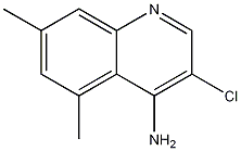 4-Amino-3-chloro-5,7-dimethylquinoline CAS#: 1210701-30-6