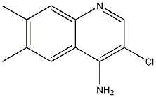 4-Amino-3-chloro-6,7-dimethylquinoline CAS#: 1209917-33-8