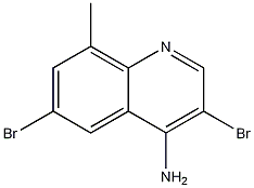 4-Amino-3,6-dibromo-8-methylquinoline CAS#: 1209640-19-6