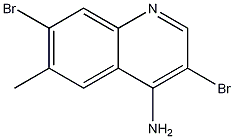 4-Amino-3,7-dibromo-6-methylquinoline CAS#: 1210652-17-7
