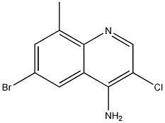 4-Amino-6-bromo-3-chloro-8-methylquinoline CAS#: 1210633-23-0