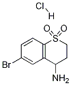 4-Amino-6-bromo-3,4-dihydro-2H-S,S-dioxo-thiochromene hydrochloride CAS#: 1172986-17-2