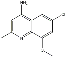 4-Amino-6-chloro-8-methoxy-2-methylquinoline CAS#: 1189107-59-2