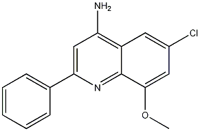 4-Amino-6-chloro-8-methoxy-2-phenylquinoline CAS#: 1189106-74-8