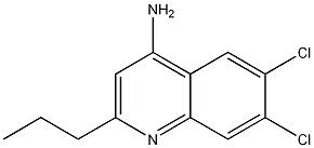 4-Amino-6,7-dichloro-2-propylquinoline CAS#: 1189107-41-2