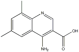 4-Amino-6,8-dimethylquinoline-3-carboxylic acid CAS#: 1171936-13-2