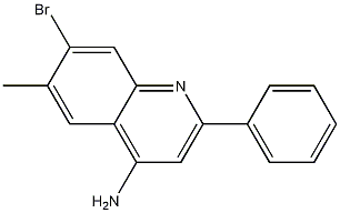 4-Amino-7-bromo-6-methyl-2-phenylquinoline CAS#: 1189107-03-6