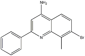 4-Amino-7-bromo-8-methyl-2-phenylquinoline CAS#: 1189106-51-1