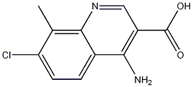 4-Amino-7-chloro-8-methylquinoline-3-carboxylic acid CAS#: 1219022-04-4