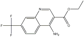 4-Amino-7-(trifluoromethyl)quinoline-3-carboxylic acid ethyl ester CAS#: 1210221-54-7