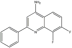4-Amino-7,8-difluoro-2-phenylquinoline CAS#: 1189106-49-7