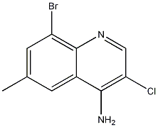 4-Amino-8-bromo-3-chloro-6-methylquinoline CAS#: 1211795-90-2