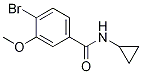 4-BROMO-N-CYCLOPROPYL-3-METHOXYBENZAMIDE CAS#: 1072944-35-4