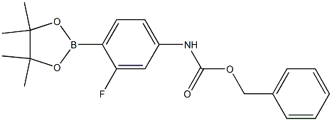 4-(Benzyloxycarbonylamino)-2-fluorophenylboronic acid, pinacol ester CAS#: 1218791-13-9