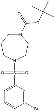 4-Boc-1-[(3-Bromobenzene)sulfonyl]homopiperazine CAS#: 1312440-85-9