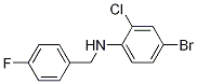4-BroMo-2-chloro-N-(4-fluorobenzyl)aniline, 97% CAS#: 1097814-35-1