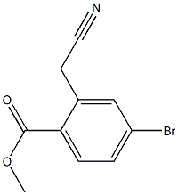 4-BroMo-2-cyanoMethylbenzoic acid Methyl ester CAS#: 1083181-36-5