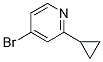 4-BroMo-2-(cyclopropyl)pyridine CAS#: 1086381-28-3