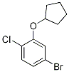 4-Bromo-1-chloro-2-(cyclopentyloxy)benzene CAS#: 1280786-86-8
