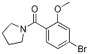 (4-Bromo-2-methoxyphenyl)(pyrrolidin-1-yl)methanone CAS#: 1257664-97-3