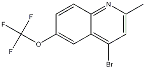 4-Bromo-2-methyl-6-trifluoromethoxyquinoline CAS#: 1189107-42-3