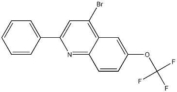 4-Bromo-2-phenyl-6-trifluoromethoxyquinoline CAS#: 1189106-96-4