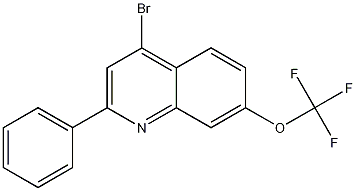 4-Bromo-2-phenyl-7-trifluoromethoxyquinoline CAS#: 1189106-98-6