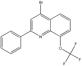 4-Bromo-2-phenyl-8-trifluoromethoxyquinoline CAS#: 1189107-67-2