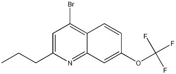 4-Bromo-2-propyl-7-trifluoromethoxyquinoline CAS#: 1189106-77-1