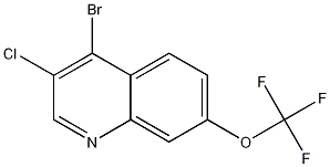 4-Bromo-3-chloro-7-trifluoromethoxyquinoline CAS#: 1210996-42-1