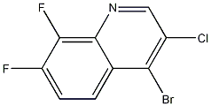 4-Bromo-3-chloro-7,8-difluoroquinoline CAS#: 1209680-95-4