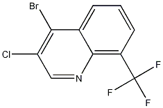 4-Bromo-3-chloro-8-trifluoromethylquinoline CAS#: 1210647-11-2