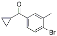(4-Bromo-3-methylphenyl)(cyclopropyl)methanone CAS#: 1267167-02-1