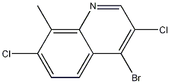 4-Bromo-3,7-dichloro-8-methylquinoline CAS#: 1210237-28-7