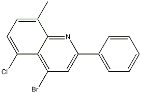 4-Bromo-5-chloro-8-methyl-2-phenylquinoline CAS#: 1189106-24-8
