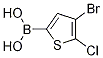 4-Bromo-5-chlorothiophene-2-boronic acid CAS#: 1150114-72-9