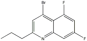 4-Bromo-5,7-difluoro-2-propylquinoline CAS#: 1189106-83-9